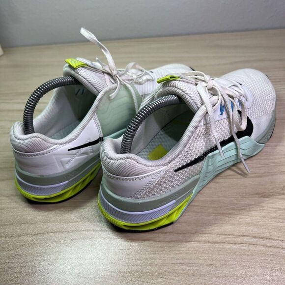 Nike Metcon 7 Sneakers Size 8.5 White Seafoam CrossFit Weightlifting Training - Picture 10 of 12